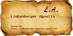 Liebenberger Agnella névjegykártya